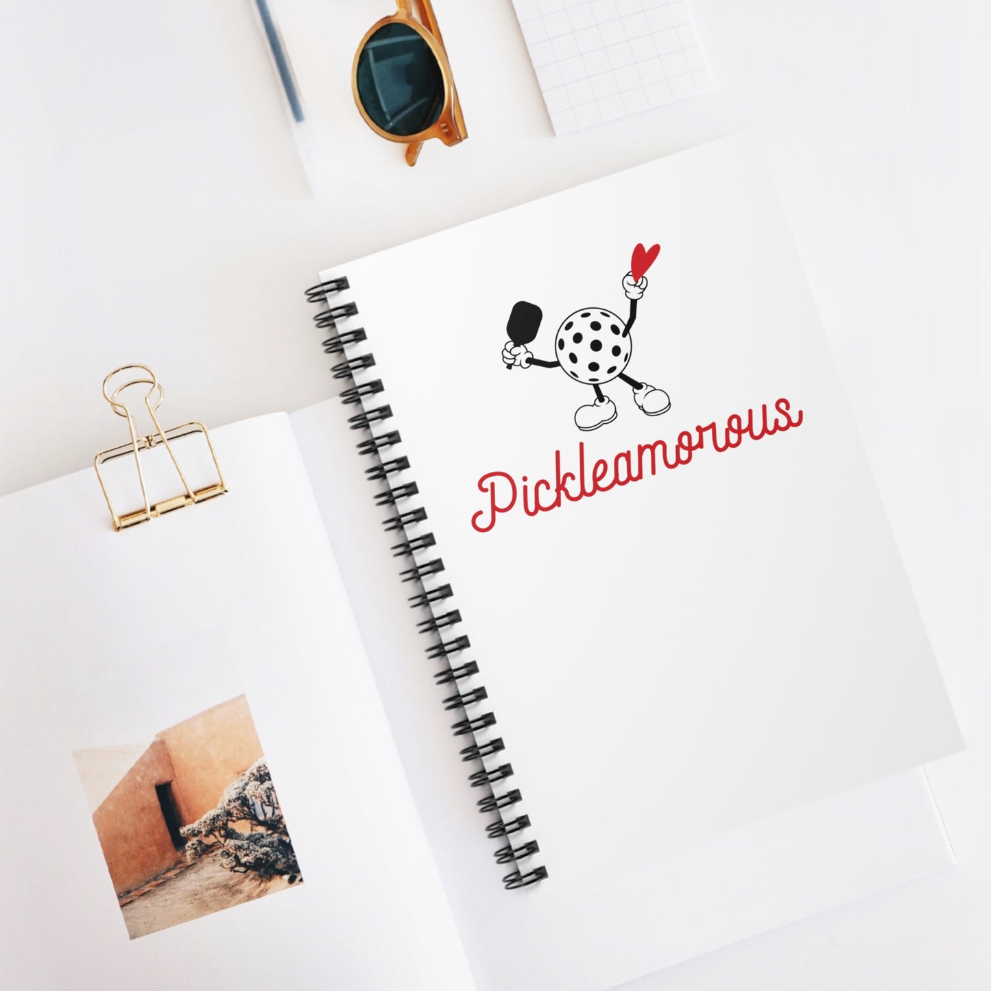 Pickleball Lover's Spiral Notebook