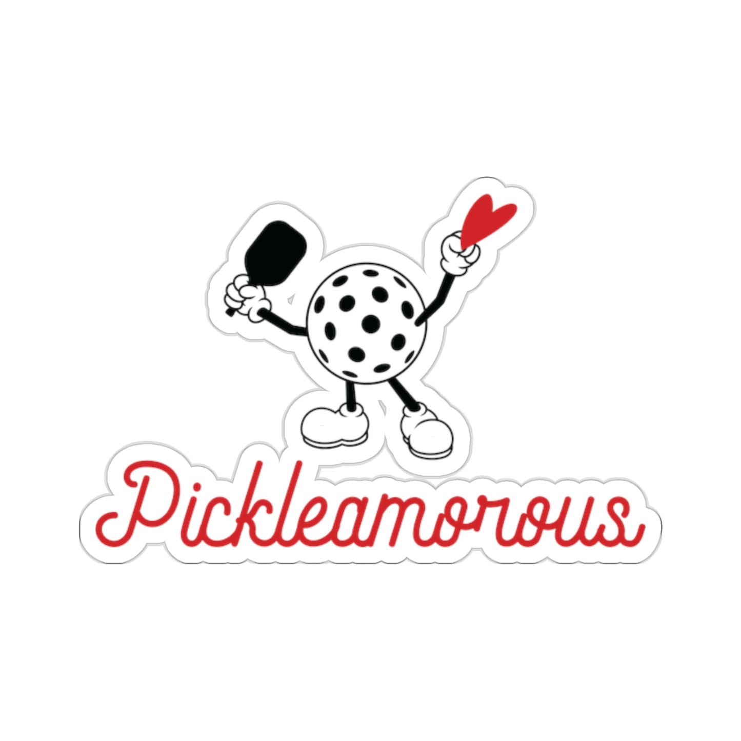 Pickleball Pickleamorous Sticker